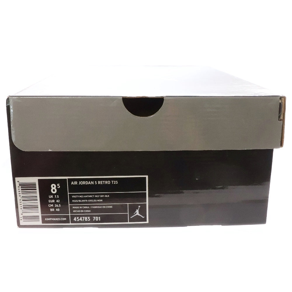 NIKE(ナイキ) AIR JORDAN 5 RETRO TOKYO 23 454783-701 エアジョーダン5 レトロ トーキョー23 ハイカットスニーカー イエロー US8.5/26.5cm