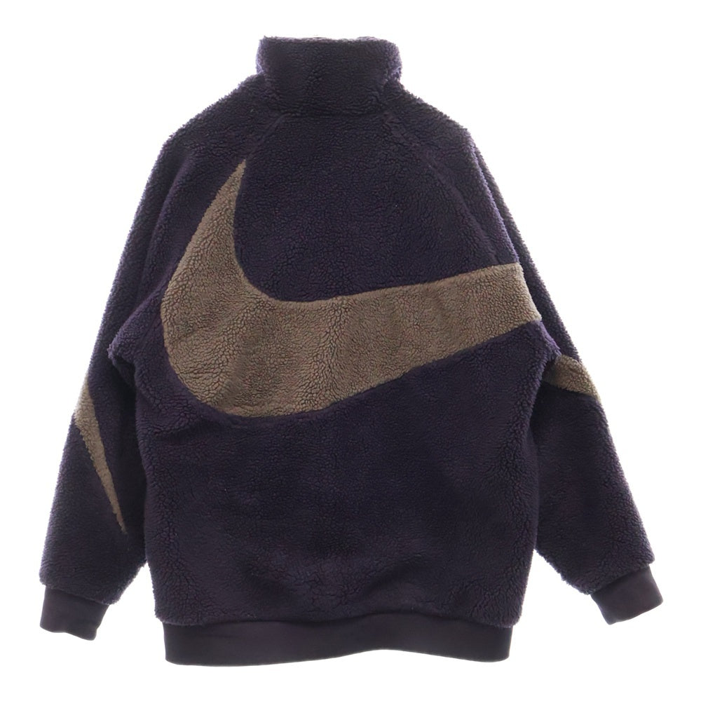 NIKE(ナイキ) VM SWOOSH FULL ZIP JACKET BQ6546-540 リバーシブル ボア フリース ジャケット パープル