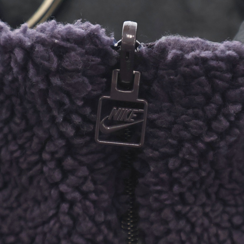 NIKE(ナイキ) VM SWOOSH FULL ZIP JACKET BQ6546-540 リバーシブル ボア フリース ジャケット パープル