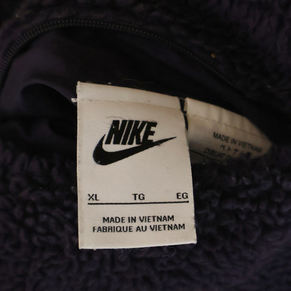 NIKE(ナイキ) VM SWOOSH FULL ZIP JACKET BQ6546-540 リバーシブル ボア フリース ジャケット パープル