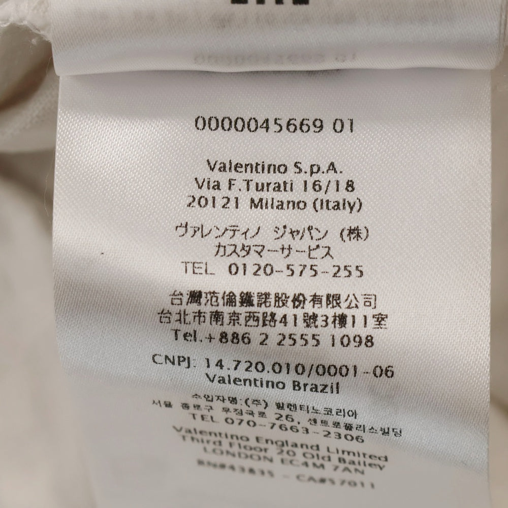 VALENTINO(ヴァレンチノ) Toile Iconographe 4V3MG14Y9KC 総柄ロゴ 半袖Tシャツ カットソー ホワイト