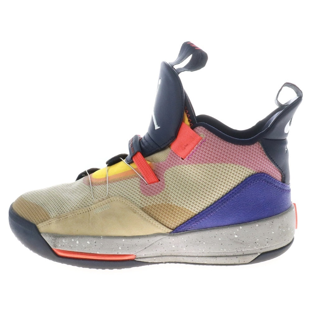 NIKE(ナイキ) AIR JORDAN XXXIII PF エアジョーダン33 ハイカットスニーカー BV5072-200 US9.5/27.5cm マルチカラー