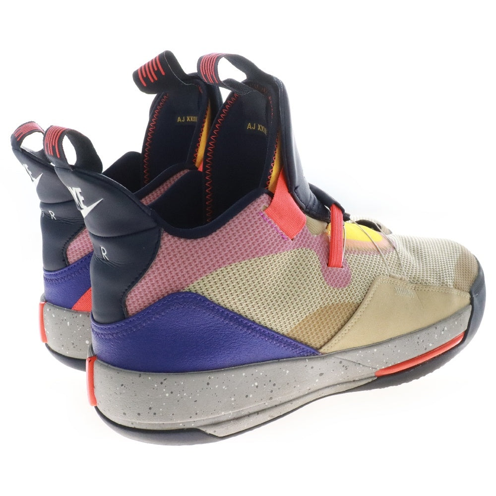 NIKE(ナイキ) AIR JORDAN XXXIII PF エアジョーダン33 ハイカットスニーカー BV5072-200 US9.5/27.5cm マルチカラー