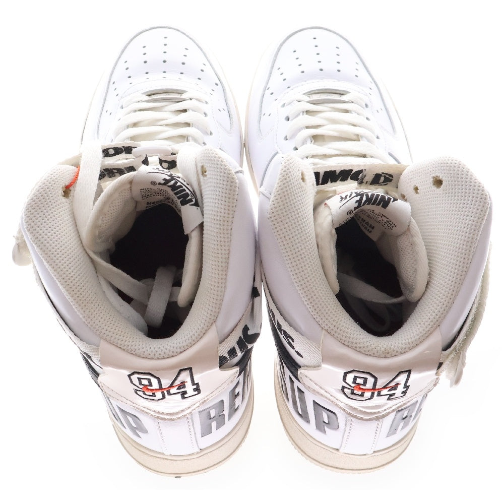 NIKE(ナイキ) 【観賞用2014年製】 14AW ×Supreme AIR FORCE 1 HIGH SP シュプリーム エアフォース1 ハイカットスニーカー ホワイト US9/27cm 698696-100