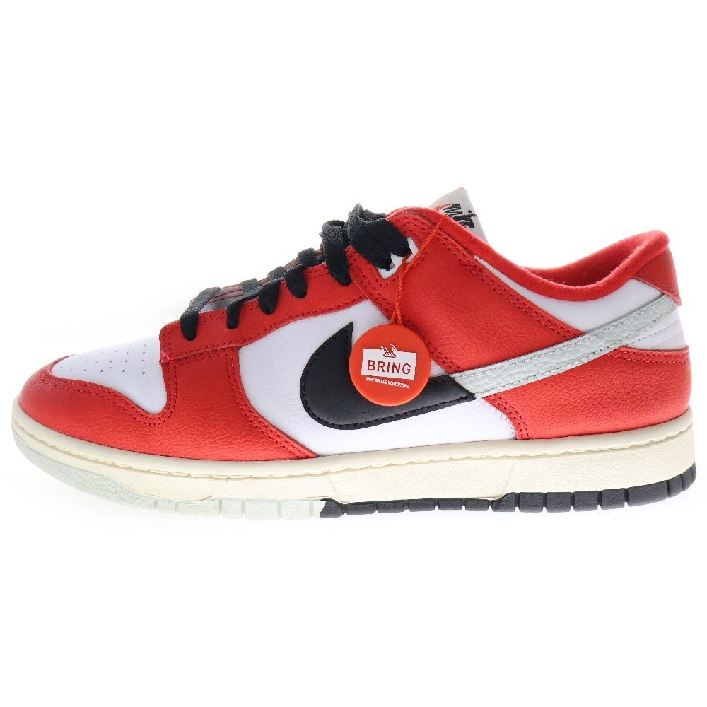 NIKE(ナイキ) DUNK LOW RETRO Chicago Split DZ2536-600 ダンク シカゴスプリット ローカットスニーカー ホワイト/レッド US10/28cm