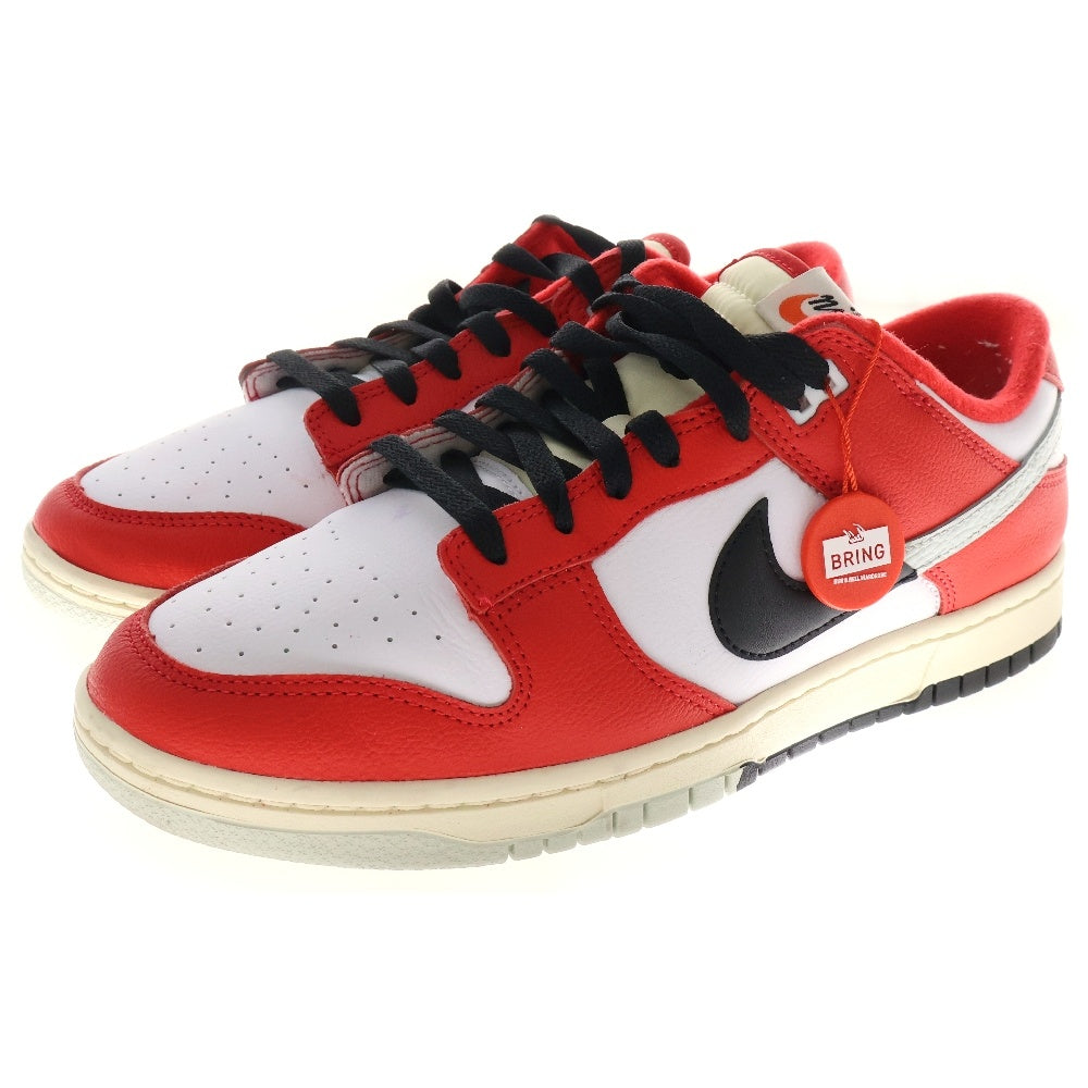 NIKE(ナイキ) DUNK LOW RETRO Chicago Split DZ2536-600 ダンク シカゴスプリット ローカットスニーカー ホワイト/レッド US10/28cm