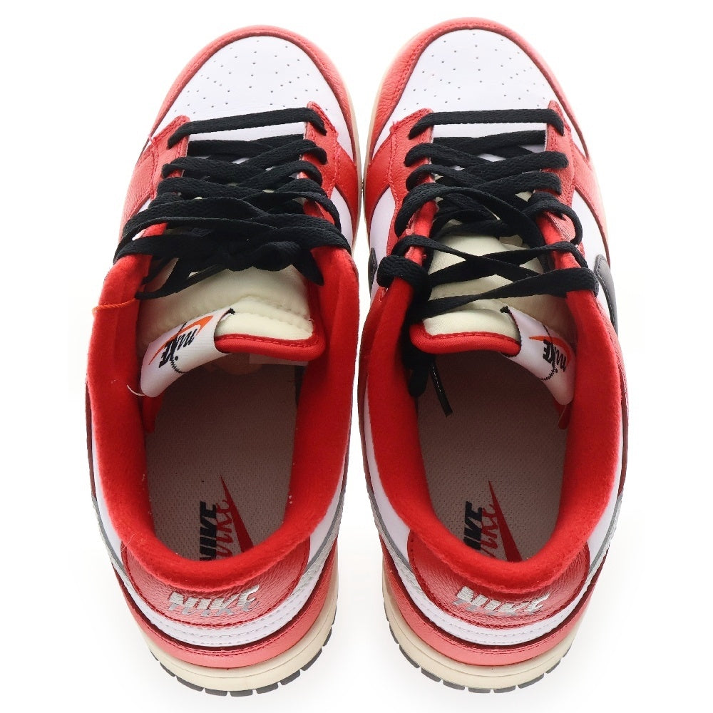 NIKE(ナイキ) DUNK LOW RETRO Chicago Split DZ2536-600 ダンク シカゴスプリット ローカットスニーカー ホワイト/レッド US10/28cm