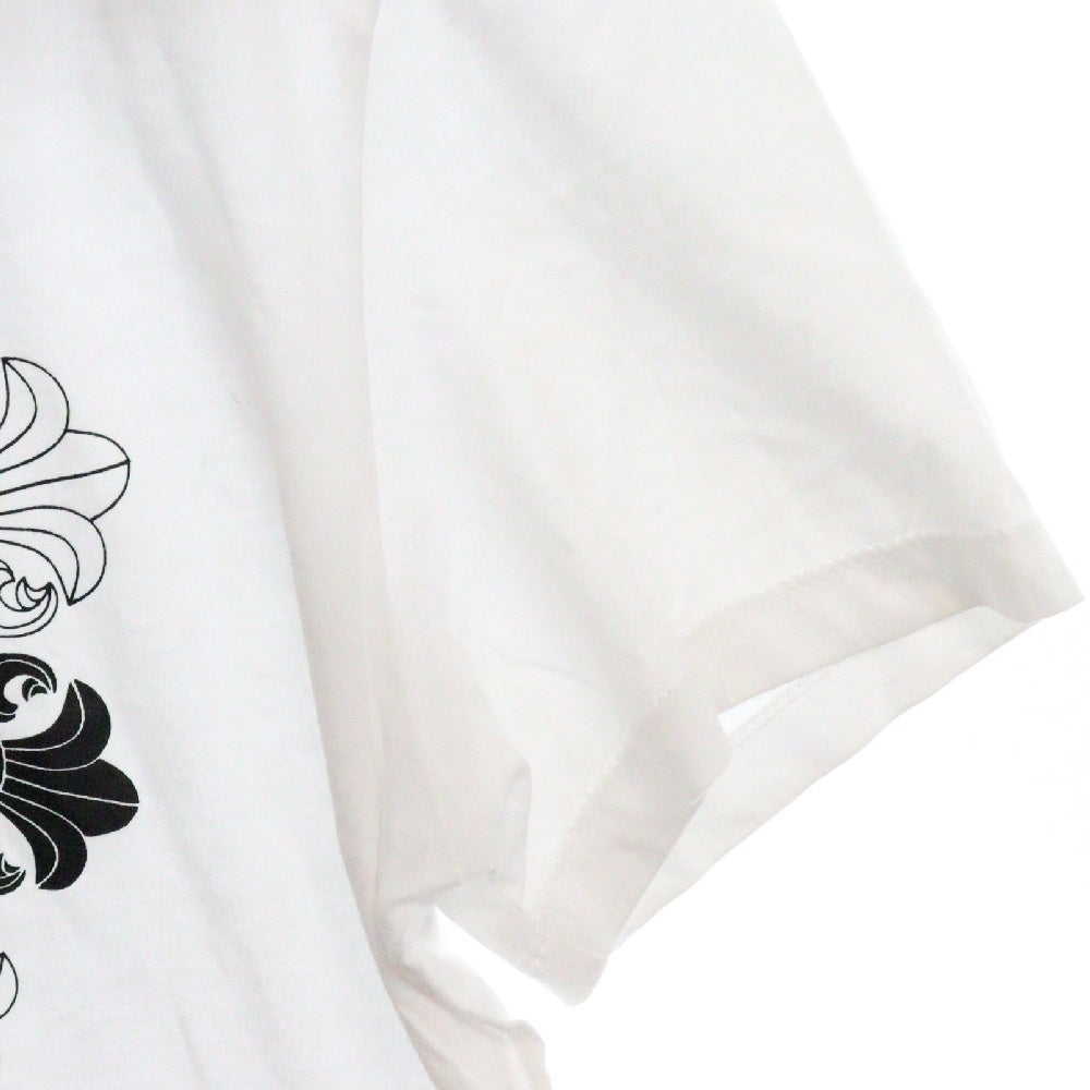 A&G(エーアンドジー) フレアサークルプリント半袖Tシャツ ホワイト