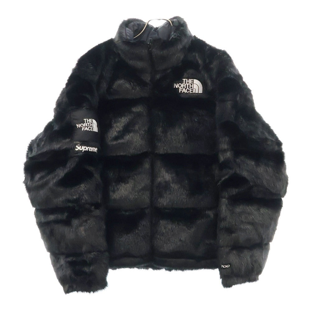 SUPREME(シュプリーム) 20AW×THE NORTH FACE Faux Fur Nuptse Jacket ノースフェイス ファー ヌプシ ダウンジャケット ブラック NF0A55VT
