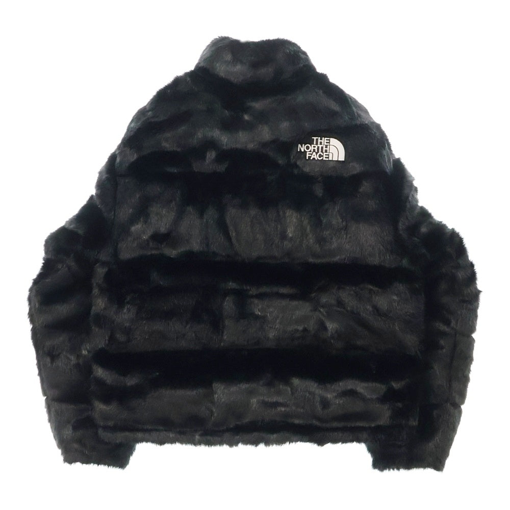 SUPREME(シュプリーム) 20AW×THE NORTH FACE Faux Fur Nuptse Jacket ノースフェイス ファー ヌプシ ダウンジャケット ブラック NF0A55VT
