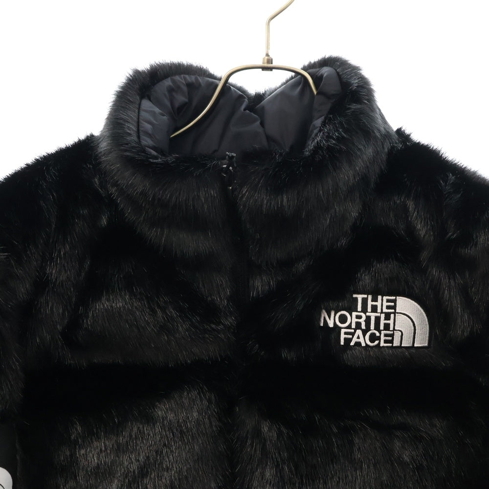 SUPREME(シュプリーム) 20AW×THE NORTH FACE Faux Fur Nuptse Jacket ノースフェイス ファー ヌプシ ダウンジャケット ブラック NF0A55VT