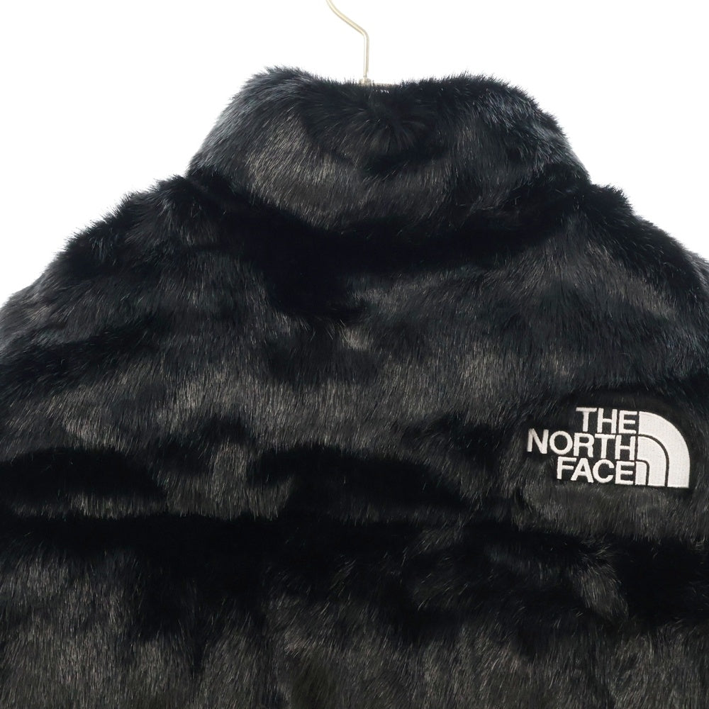 SUPREME(シュプリーム) 20AW×THE NORTH FACE Faux Fur Nuptse Jacket ノースフェイス ファー ヌプシ ダウンジャケット ブラック NF0A55VT