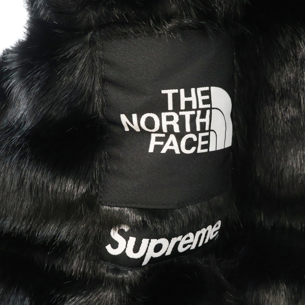 SUPREME(シュプリーム) 20AW×THE NORTH FACE Faux Fur Nuptse Jacket ノースフェイス ファー ヌプシ ダウンジャケット ブラック NF0A55VT