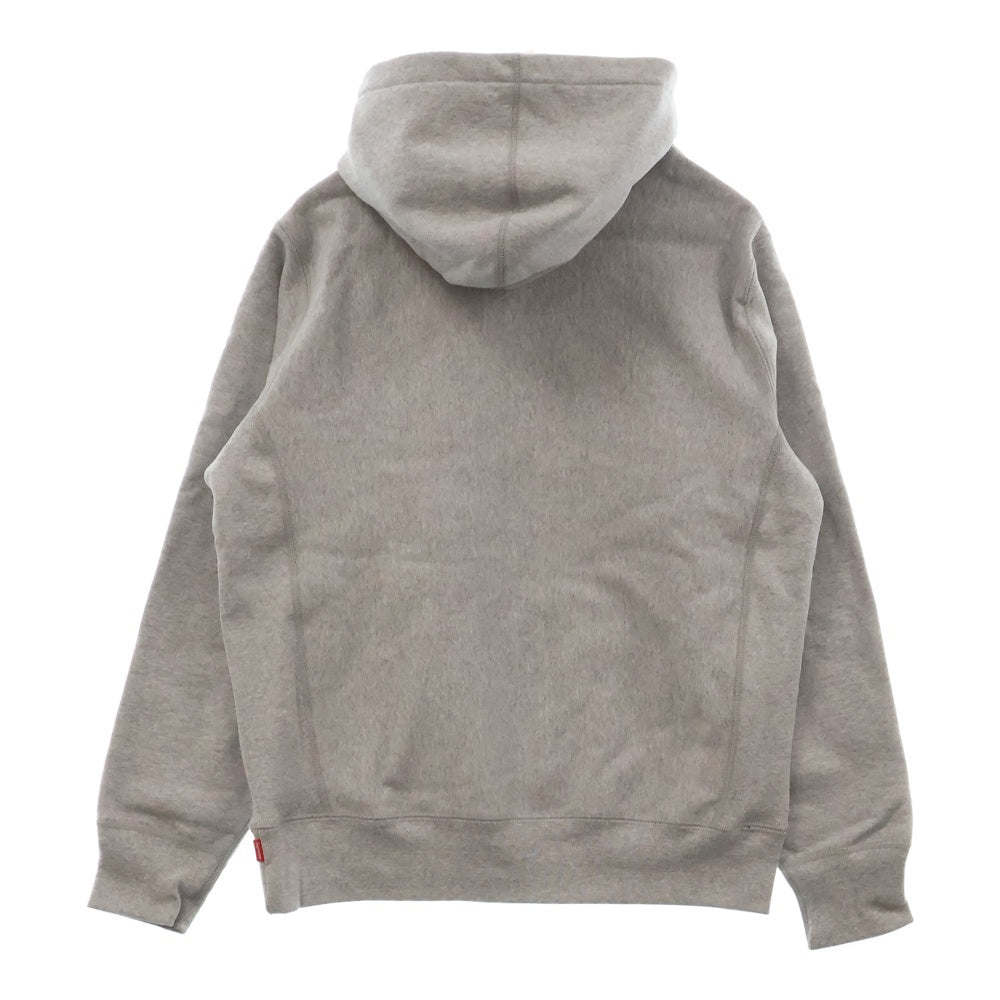 SUPREME(シュプリーム) 19SS×SWAROVSKI Swarovski Box Logo Hooded Sweatshirt スワロフスキー ボックスロゴプルオーバースウェットパーカー グレー