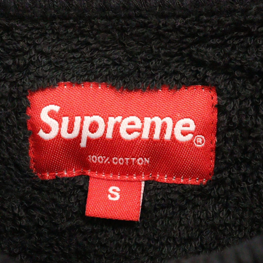 SUPREME(シュプリーム) 17SS Terry Crewneck パイルテリークルーネックトレーナー ブラック