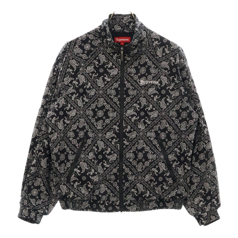 SUPREME(シュプリーム) 18SS Bandana Track Jacket バンダナトラックジャケット ブラック