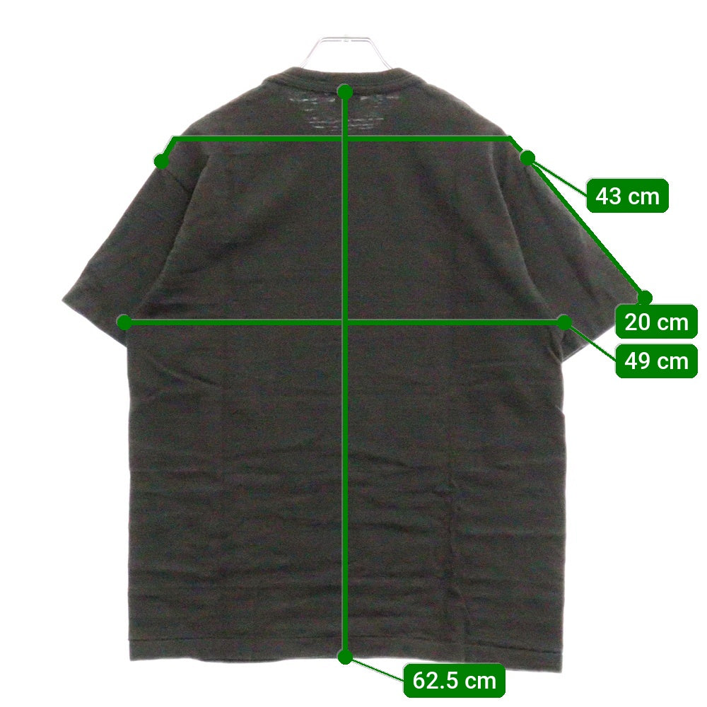 HUMAN MADE(ヒューマンメイド) CRYSTAL HEART T-SHIRT クリスタルロゴ装飾半袖Tシャツ ブラック