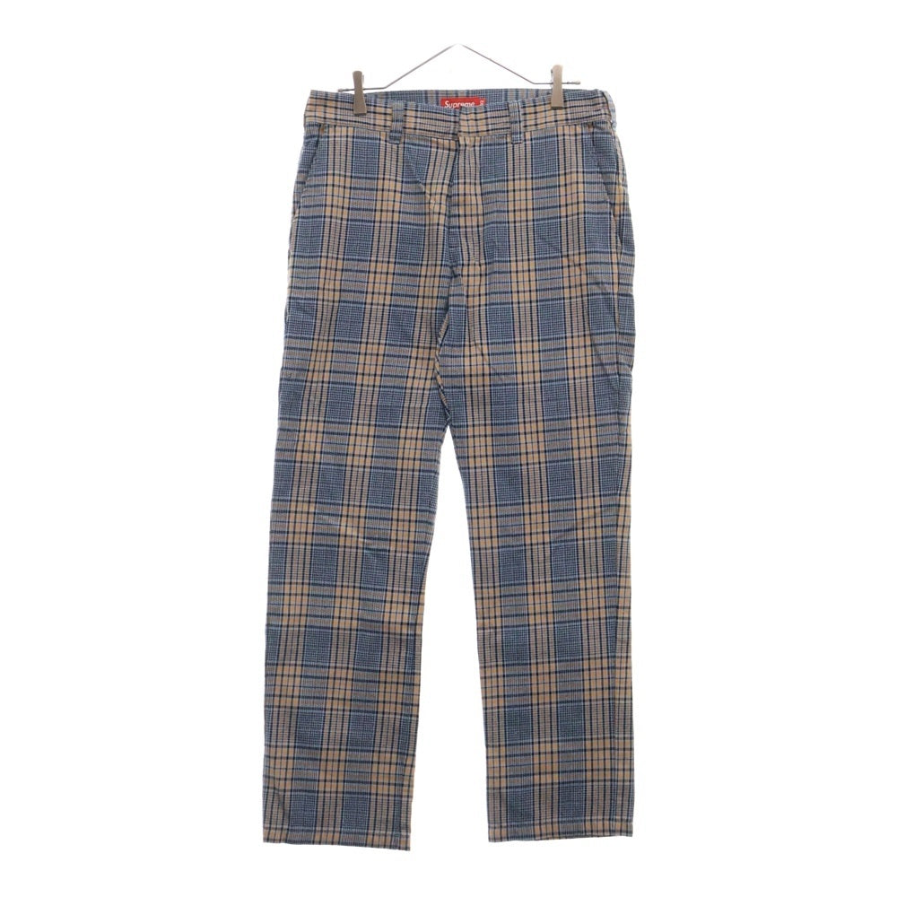 SUPREME(シュプリーム) 19SS Work Pant チェックワークパンツ マルチ