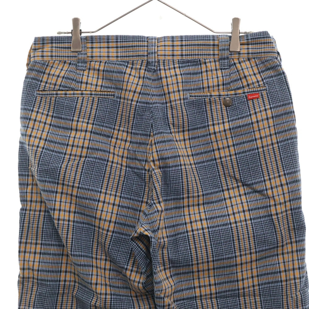 SUPREME(シュプリーム) 19SS Work Pant チェックワークパンツ マルチ