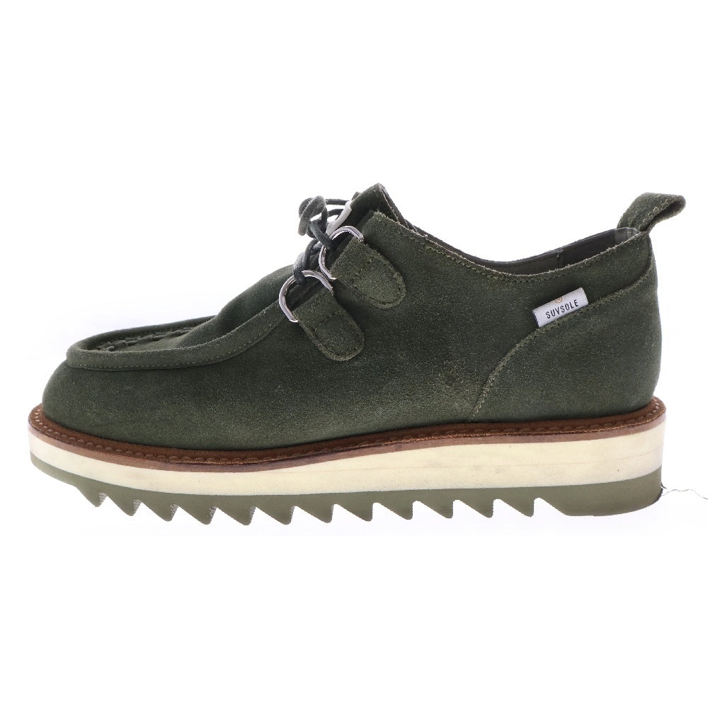 SUVSOLE(サブソル) Giza SlipOn ギザドールスエードレザースリッポン カーキ