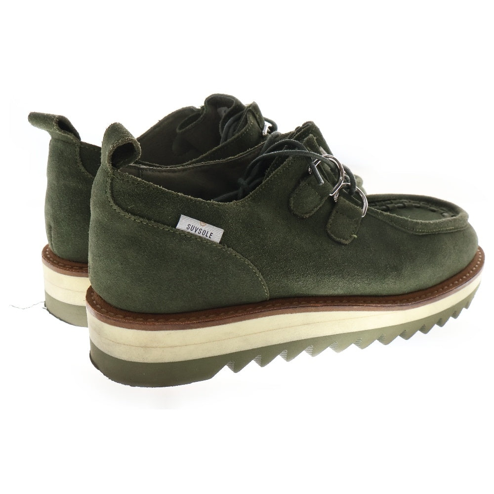 SUVSOLE(サブソル) Giza SlipOn ギザドールスエードレザースリッポン カーキ