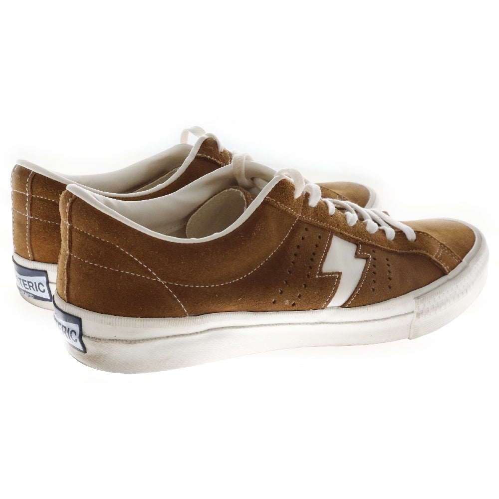 HYSTERIC GLAMOUR(ヒステリックグラマー) スエードレザーローカットスニーカー ブラウン