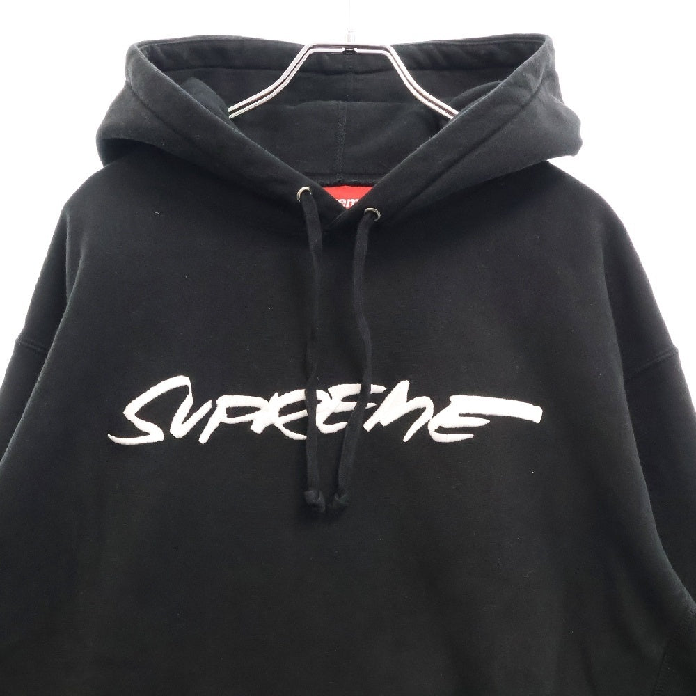 SUPREME(シュプリーム) 24SS Futura Logo Hooded Sweatshirt フューチュラロゴ スウェットプルオーバーパーカー ブラック