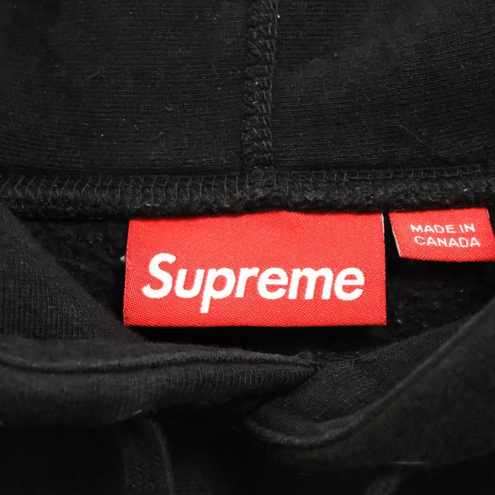 SUPREME(シュプリーム) 24SS Futura Logo Hooded Sweatshirt フューチュラロゴ スウェットプルオーバーパーカー ブラック