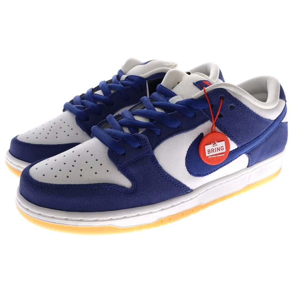 NIKE SB(ナイキエスビー) DUNK PRO PRM LOS ANGELES DODGERS DO9395-400 ダンク ロサンゼルスドジャーズ ローカットスニーカー ホワイト/ネイビー US9.5/27.5cm