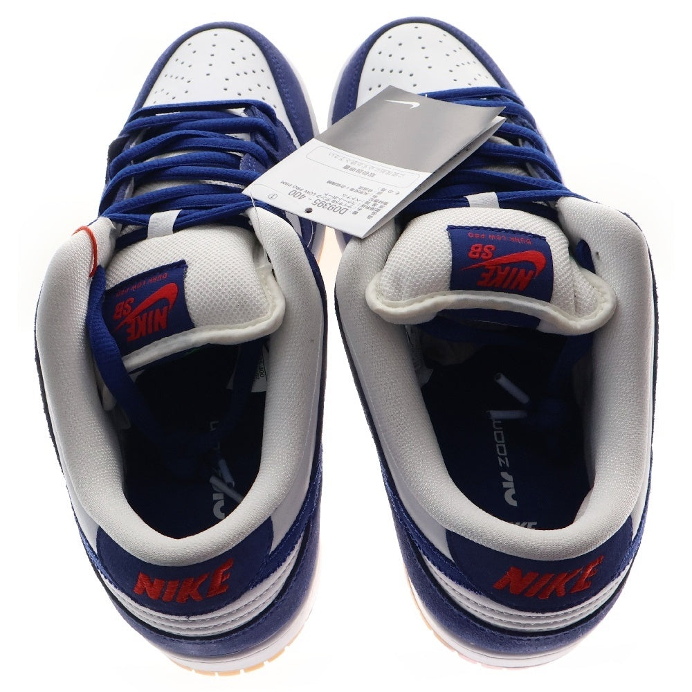 NIKE SB(ナイキエスビー) DUNK PRO PRM LOS ANGELES DODGERS DO9395-400 ダンク ロサンゼルスドジャーズ ローカットスニーカー ホワイト/ネイビー US9.5/27.5cm