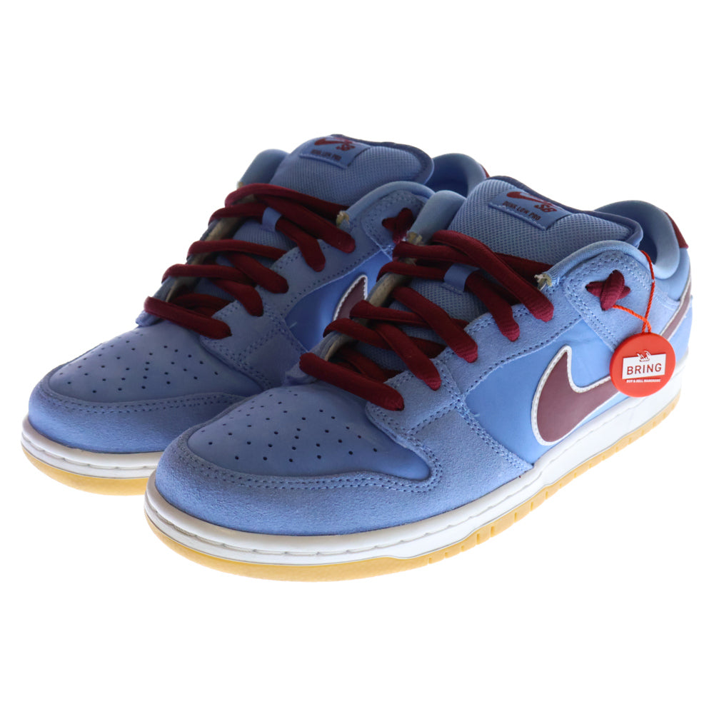 NIKE SB(ナイキエスビー) DUNK LOW PRM PHILADELPHIA PHILLIES DQ4040-400 ダンク フィラデルフィア フィリーズ ローカットスニーカー ブルー US10/28.0cm