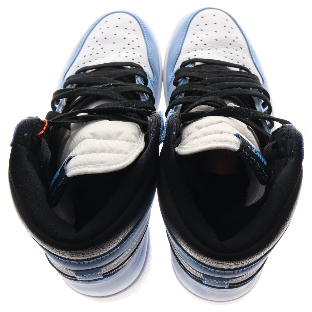 NIKE(ナイキ) AIR JORDAN 1 RETRO HIGH OG UNIVERSITY BLUE 555088-134 エアジョーダン1 ユニバーシティブルー ハイカットスニーカー ブルー US10/28cm