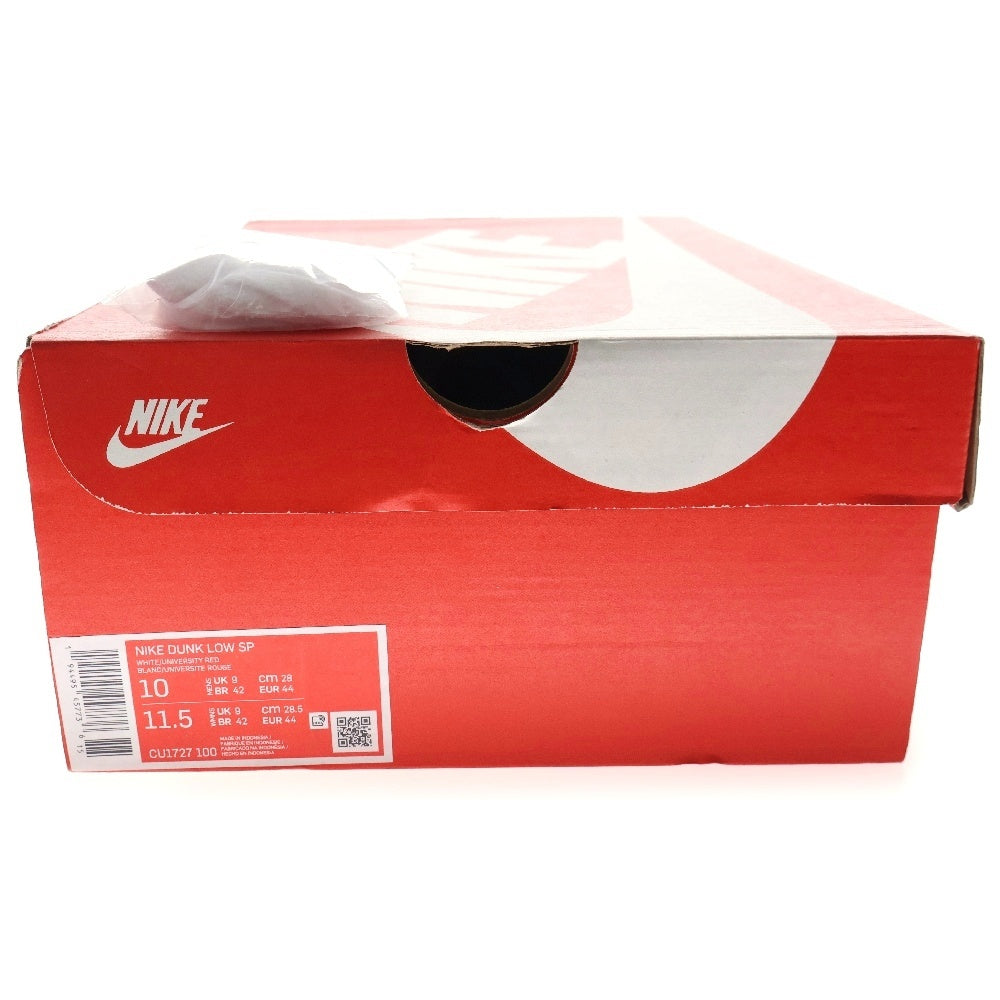 NIKE(ナイキ) DUNK LOW SP KENTUCKY CU1727-100 ダンク ユニバーシティーレッド ローカットスニーカー ホワイト/レッド US10/28cm