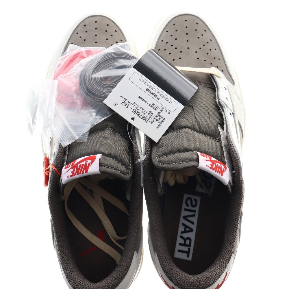 NIKE(ナイキ) ×TRAVIS SCOTT AIR JORDAN 1 LOW OG REVERSE MOCHA DM7866-162 トラヴィススコット エアジョーダン1 リバースモカ ローカットスニーカー ブラウン US9.5/27.5cm