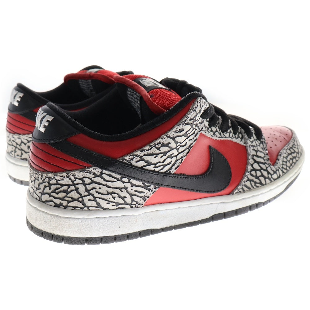 NIKE SB(ナイキエスビー) 12SS ×SUPREME DUNK LOW PREMIUM SB シュプリーム ダンク プレミアム ローカットスニーカー レッド US9/27.0cm 313170-600