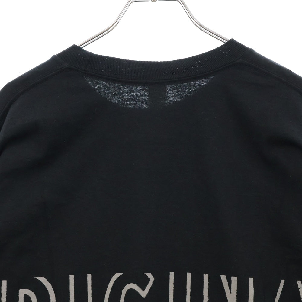 TENDERLOIN(テンダーロイン) LONG SLEEVE TEE フロントポケット長袖カットソー 長袖Tシャツ ブラック