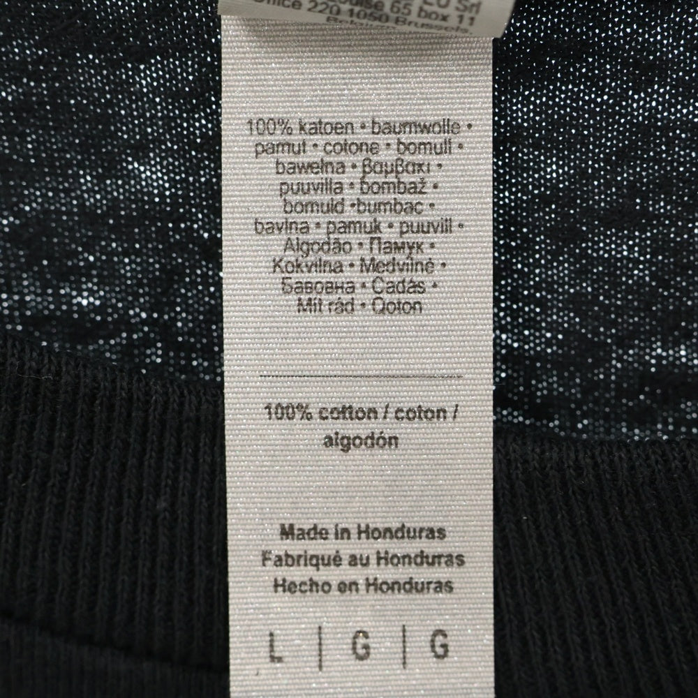 TENDERLOIN(テンダーロイン) LONG SLEEVE TEE フロントポケット長袖カットソー 長袖Tシャツ ブラック