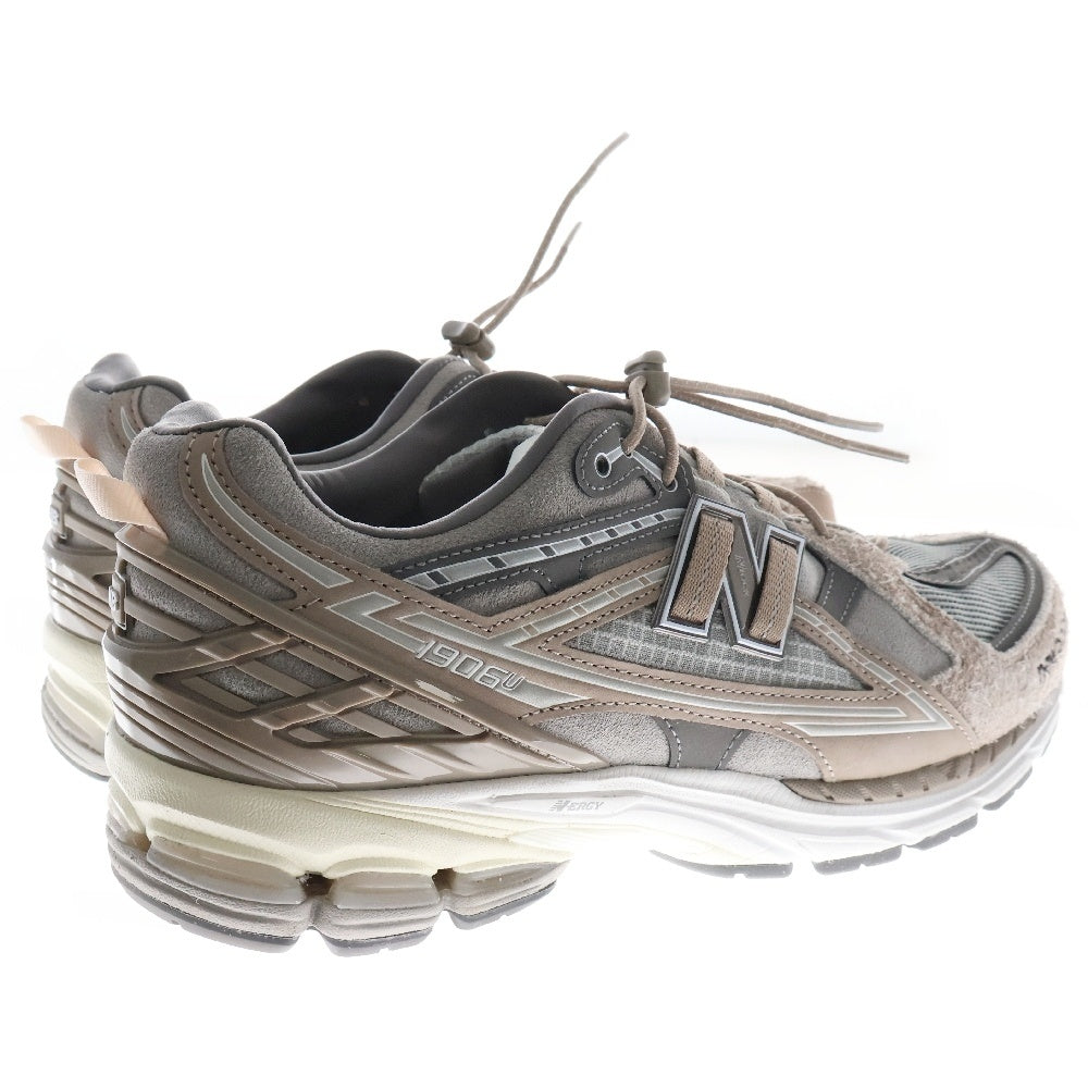 New Balance(ニューバランス) ×N.HOOLYWOOD×INVINCIBLE 1906U Gray Titan M1906NIH エヌハリウッド インヴィンシブル ローカットスニーカー グレー/ブラウン US9/27cm