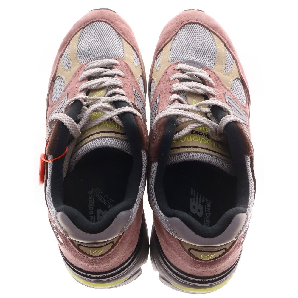 New Balance(ニューバランス) U991MG2 スエード ローカットスニーカー ピンク US9/27cm