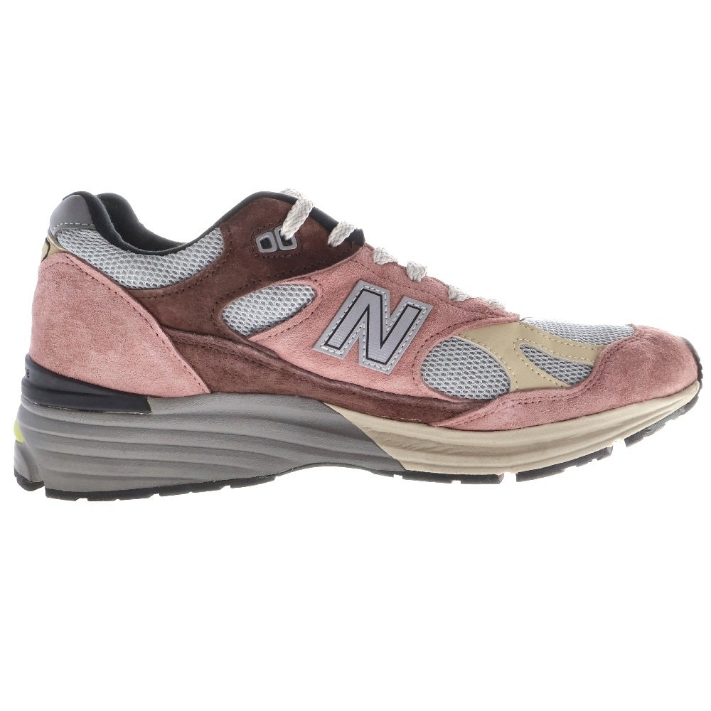 New Balance(ニューバランス) U991MG2 スエード ローカットスニーカー ピンク US9/27cm