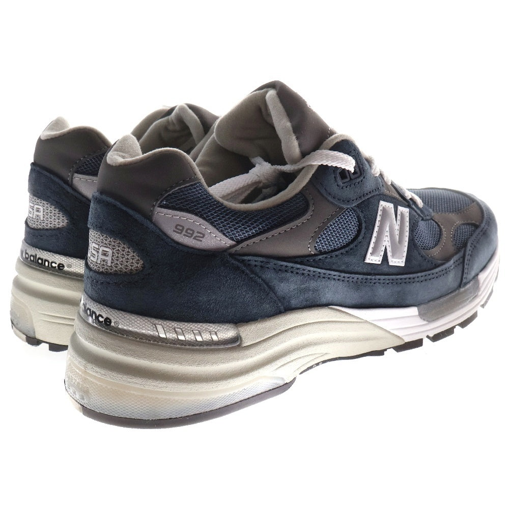 New Balance(ニューバランス) U992NY スエードローカットスニーカー US9/27cm ネイビー