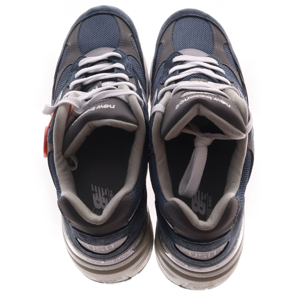 New Balance(ニューバランス) U992NY スエードローカットスニーカー US9/27cm ネイビー