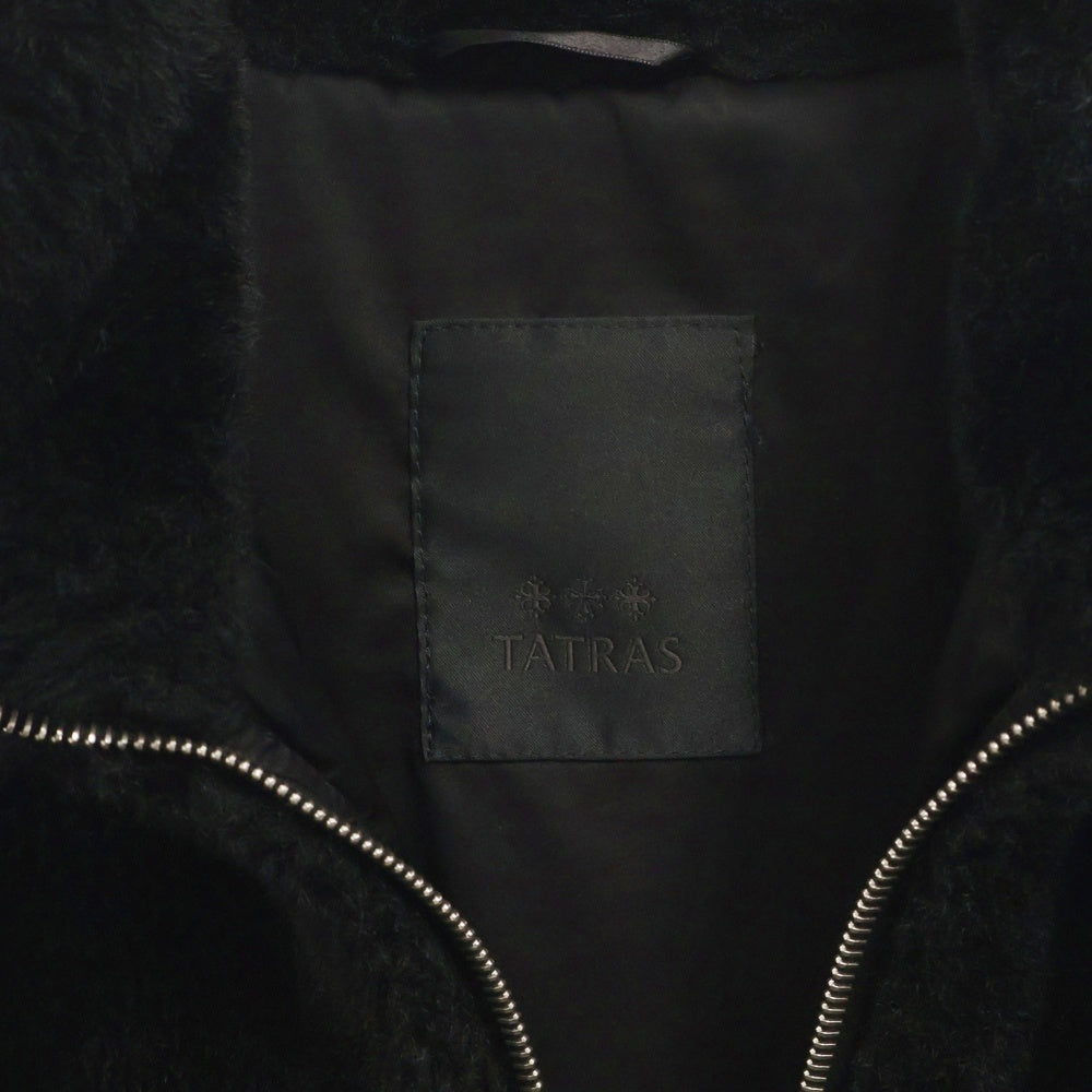 TATRAS(タトラス) 24AW ASTONI MTAT24A4857 アストーニ スタンドカラー ファージャケット ブラック