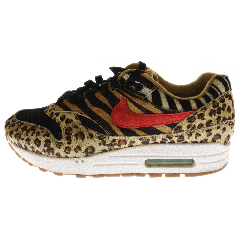 NIKE(ナイキ) ×ATMOS AIR MAX1 DLX ANIMAL PACK/SAFARI AQ0928-700 アトモス エアマックス1 アニマルパック/サファリ ローカットスニーカー マルチ US8.5/26.5cm