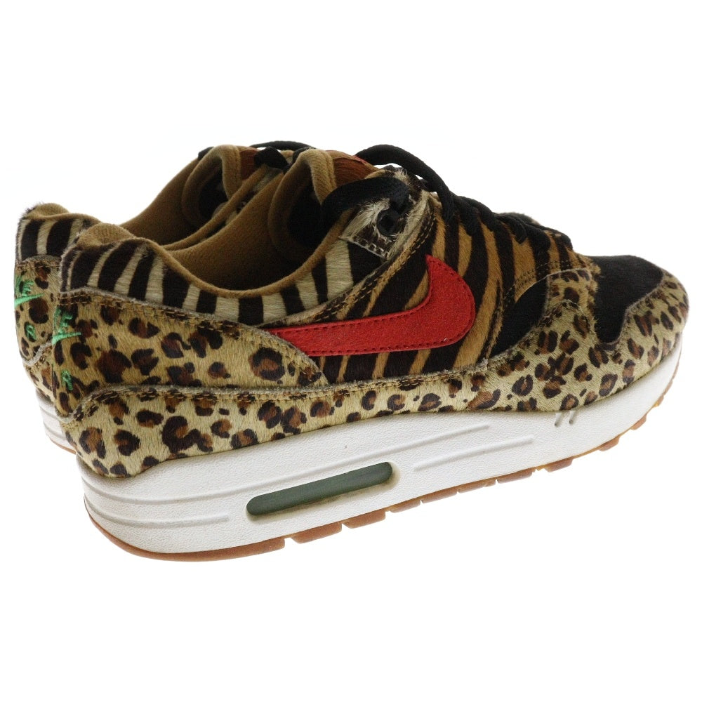 NIKE(ナイキ) ×ATMOS AIR MAX1 DLX ANIMAL PACK/SAFARI AQ0928-700 アトモス エアマックス1 アニマルパック/サファリ ローカットスニーカー マルチ US8.5/26.5cm