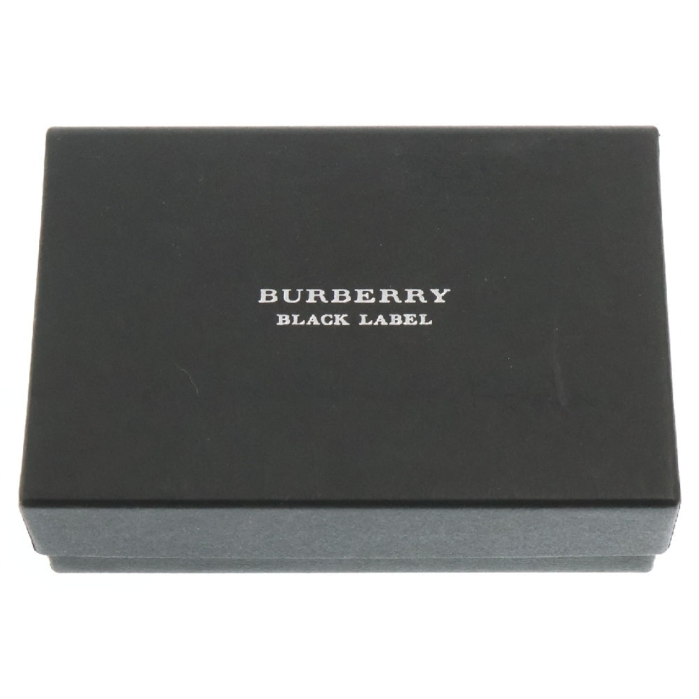 BURBERRY BLACK LABEL(バーバリー ブラックレーベル) フロントロゴプレートキーケース レザーキーケース BKS30-004-09 ブラック