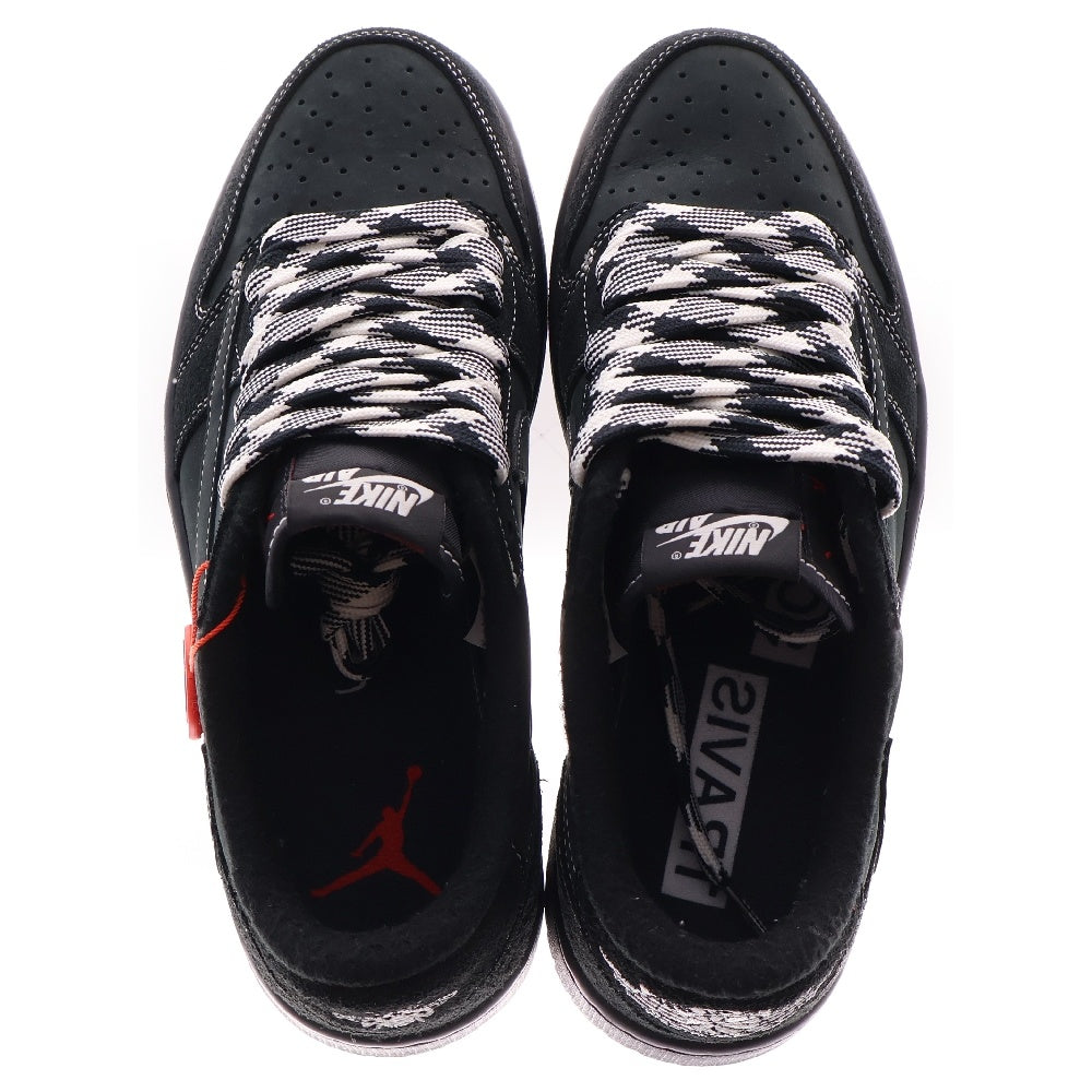 NIKE(ナイキ) ×TRAVIS SCOTT AIR JORDAN 1 LOW OG SP DM7866-001 トラヴィススコット エアジョーダン1 ブラックファントム ローカットスニーカー ブラック US9/27.0cm