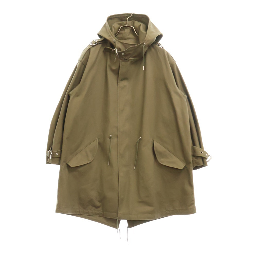 CELINE(セリーヌ) 19SS ×CHRISTIAN MARCLAY Military Parka ジップアップミリタリージャケット 2W049597C カーキ
