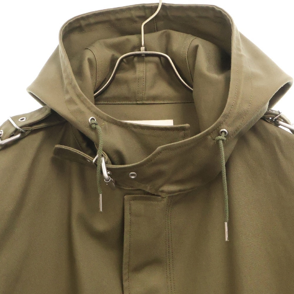 CELINE(セリーヌ) 19SS ×CHRISTIAN MARCLAY Military Parka ジップアップミリタリージャケット 2W049597C カーキ