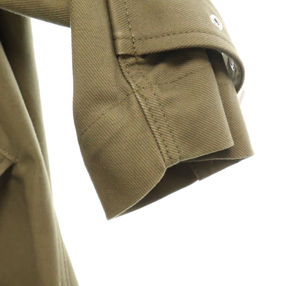 CELINE(セリーヌ) 19SS ×CHRISTIAN MARCLAY Military Parka ジップアップミリタリージャケット 2W049597C カーキ